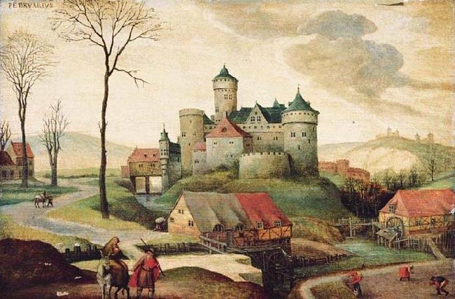 GRIMMER, Abel The Month of February Sweden oil painting art